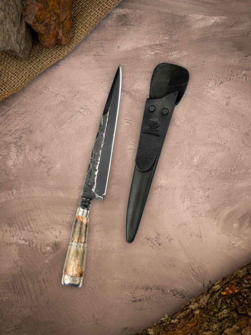Cuchillo forjado, Cabo Hueso Cuchillo forjado, Cabo Hueso