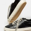 Sneaker Faith En Cuero Snake Print Negro