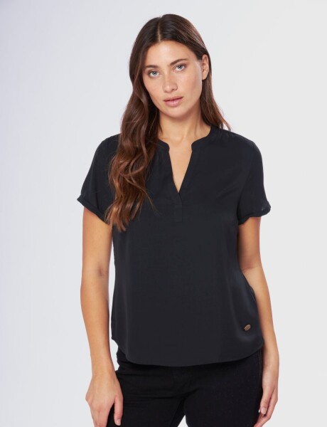 BLUSA MANGA CORTA Negro