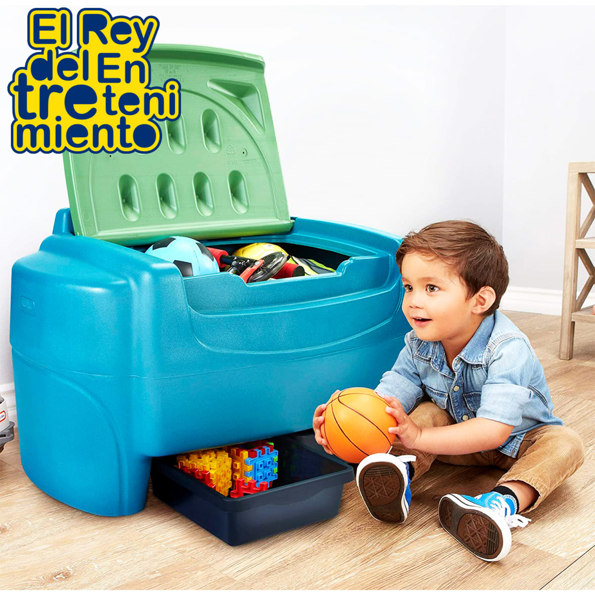  Baúl para guardar juguetes Play 'N Store, de Little Tikes :  Juguetes y Juegos