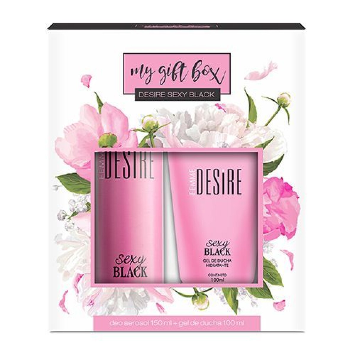 Pack Desire Sexy Black Deo Aer + Gel de Ducha – Perfume y Higiene