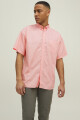 Camisa Brink Cuello Abotonado Relaxed Fit Coral Pink
