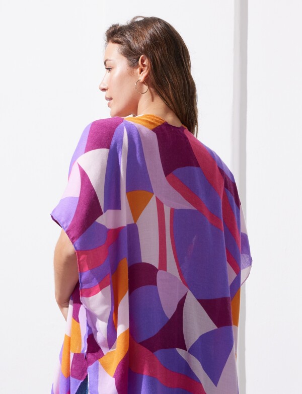 Kimono Printed LAVANDA/MULTI