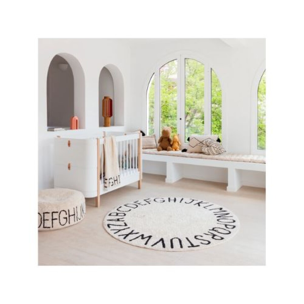 Alfombra Lavable Abc - Natural - Lorena Canals 