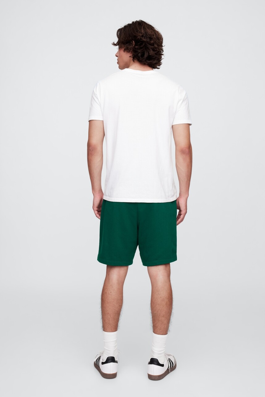 Short Deportivo Sin Felpa Logo Gap Hombre Rain Forest 19-5232 Tc