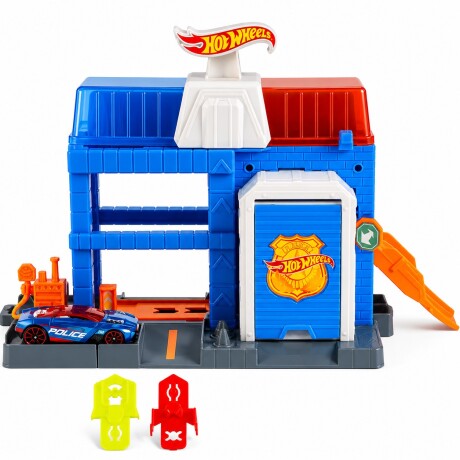 Pista Hot Wheels City Torre de Policía con Auto 001