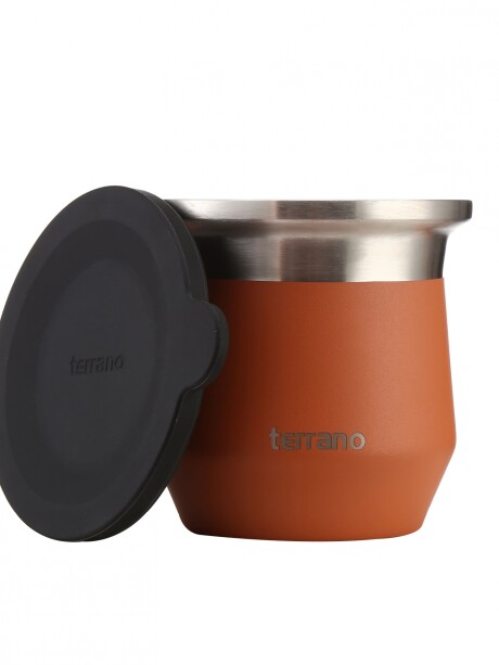Kit Competo - Termo Acero 1LT + Mate Flap Terracota