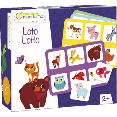 Lotto Animals 24 Piezas 4 Cartones Lotto Animals 24 Piezas 4 Cartones