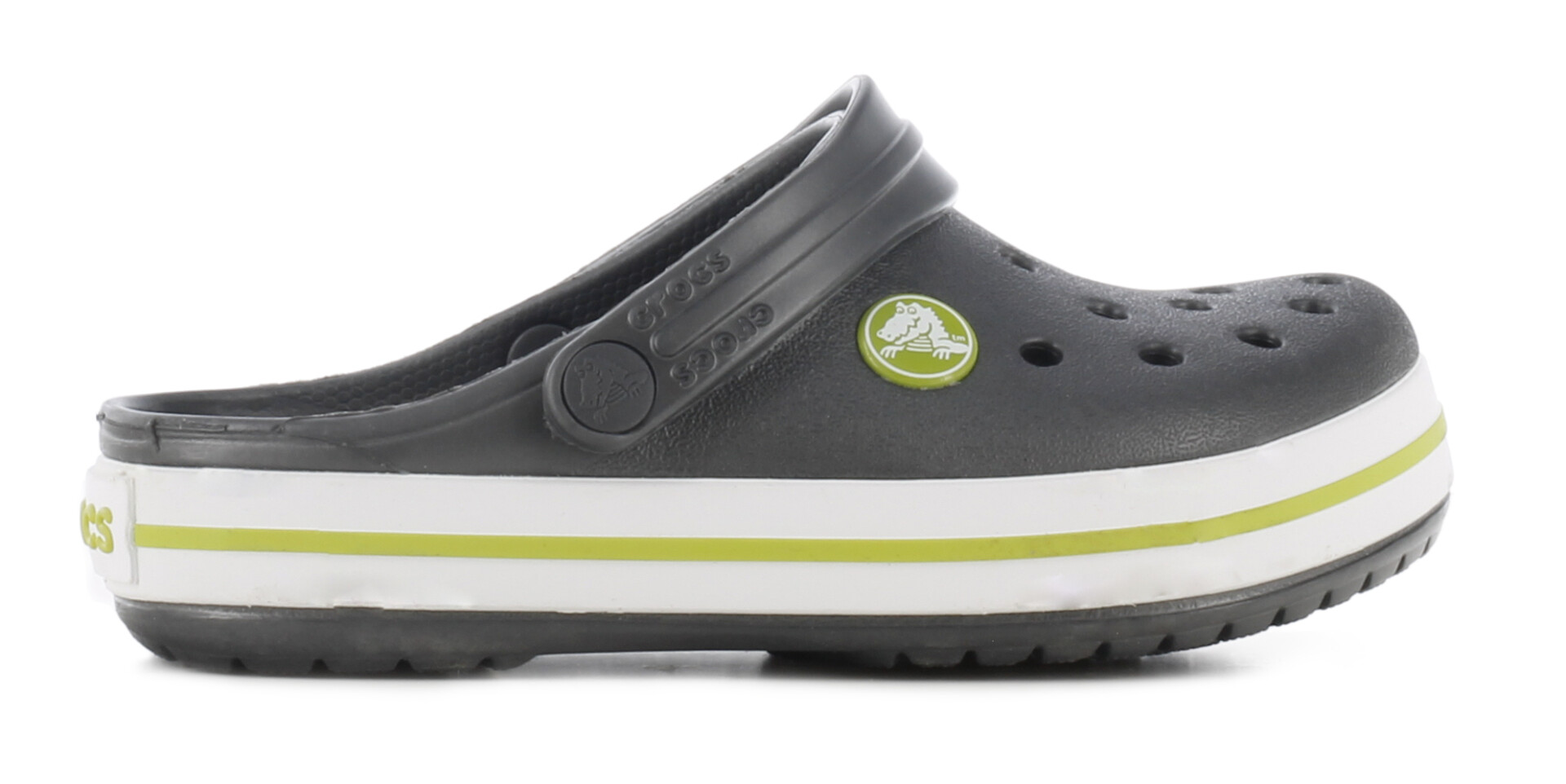 Zueco de Niños Crocs Crocband Clog Crocs - Gris Grafito - Verde 