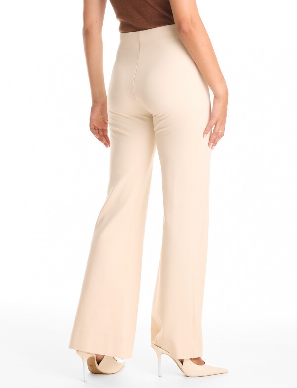Pantalon Pespunte BEIGE CLARO