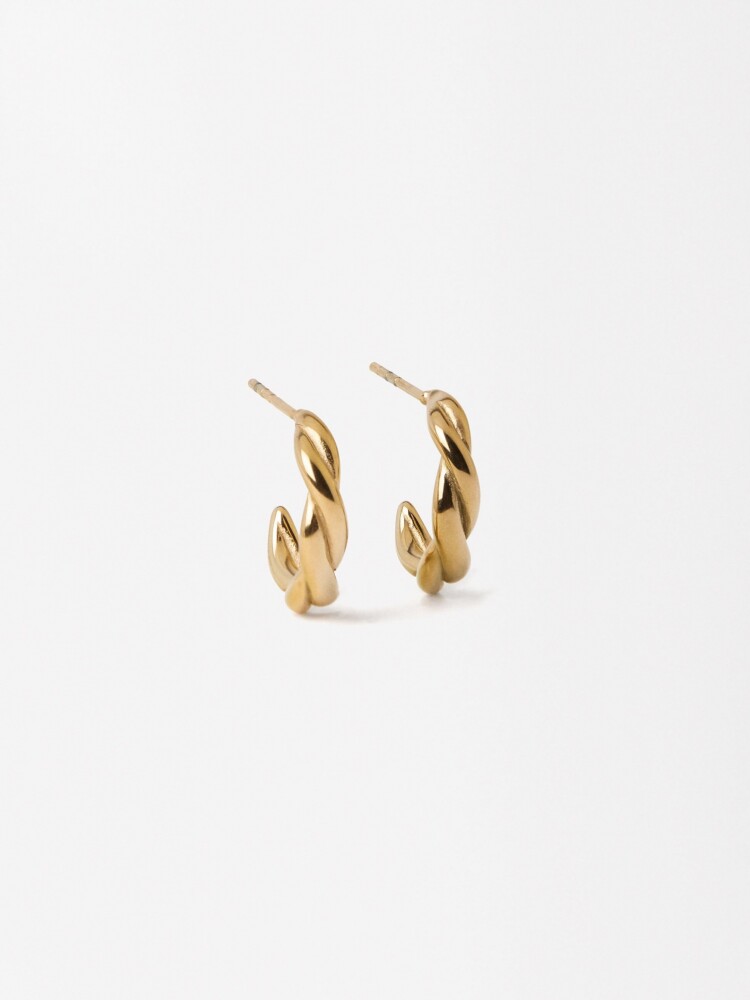 Aros Dorados - Acero Inoxidable dorado