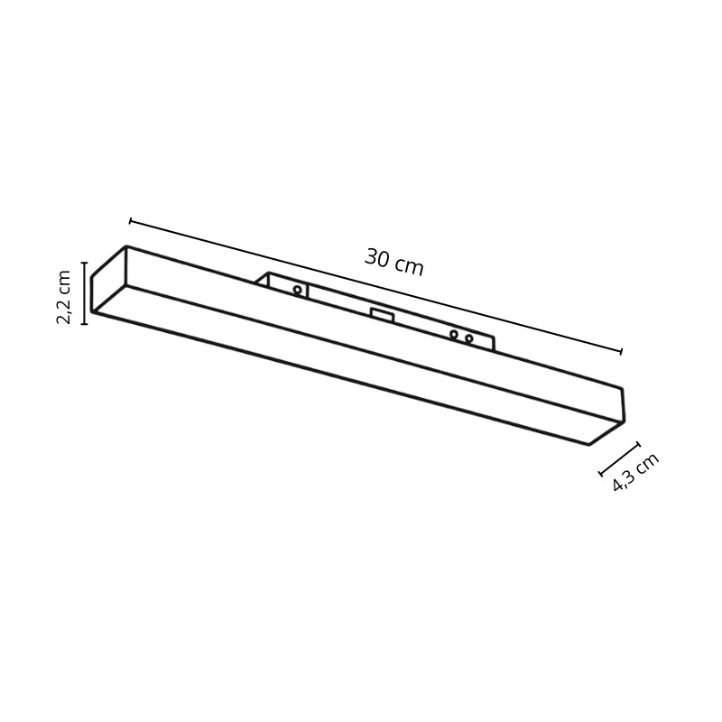 Downlight Lineal Magnético G2 12W Downlight Lineal Magnético G2 12W 2700K Negro