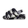Fluff Yeah Slide Marble W - Mujer Black