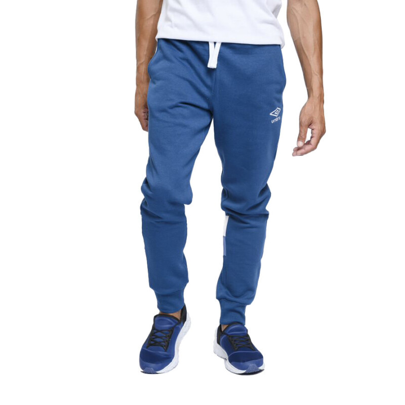Pantalon de Hombre Umbro Sunset Azul Piedra - Blanco