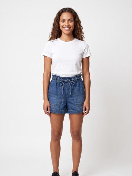 SHORT DINA AZUL