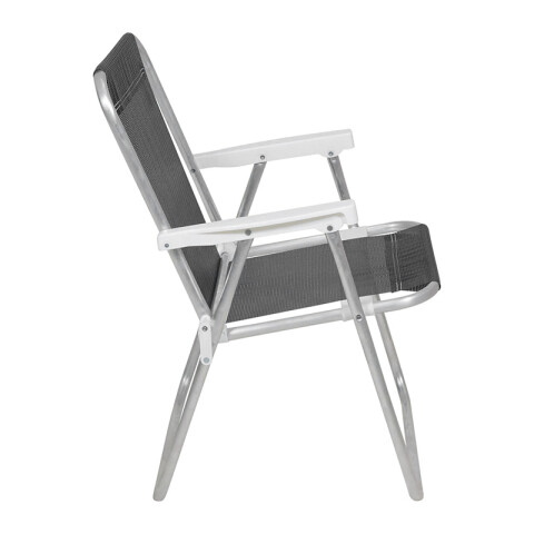Silla Plegable de Aluminio 1 Posición NEGRO