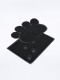 ALFOMBRA HUELLA SET X 2 NEGRO