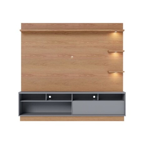 Panel Rack Campeche Freijo/Gris 2.631 Panel Rack Campeche Freijo/Gris 2.631
