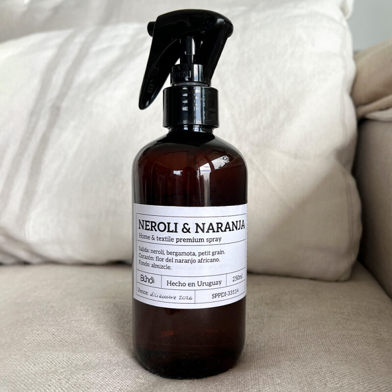 Aromatizador spray premium home & textile 250ml Neroli & Naranja