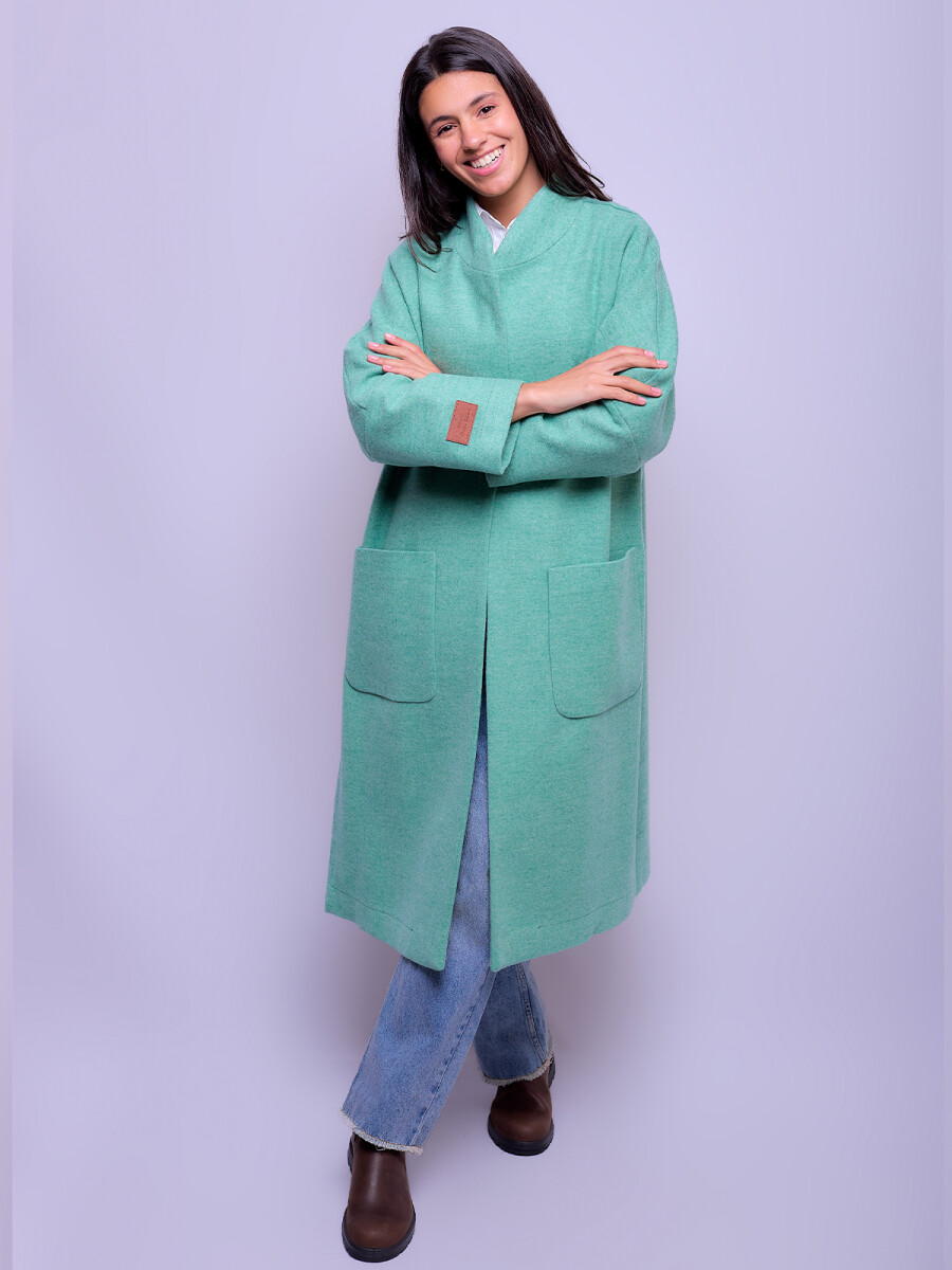 Capa Cuello Mao - Verde 