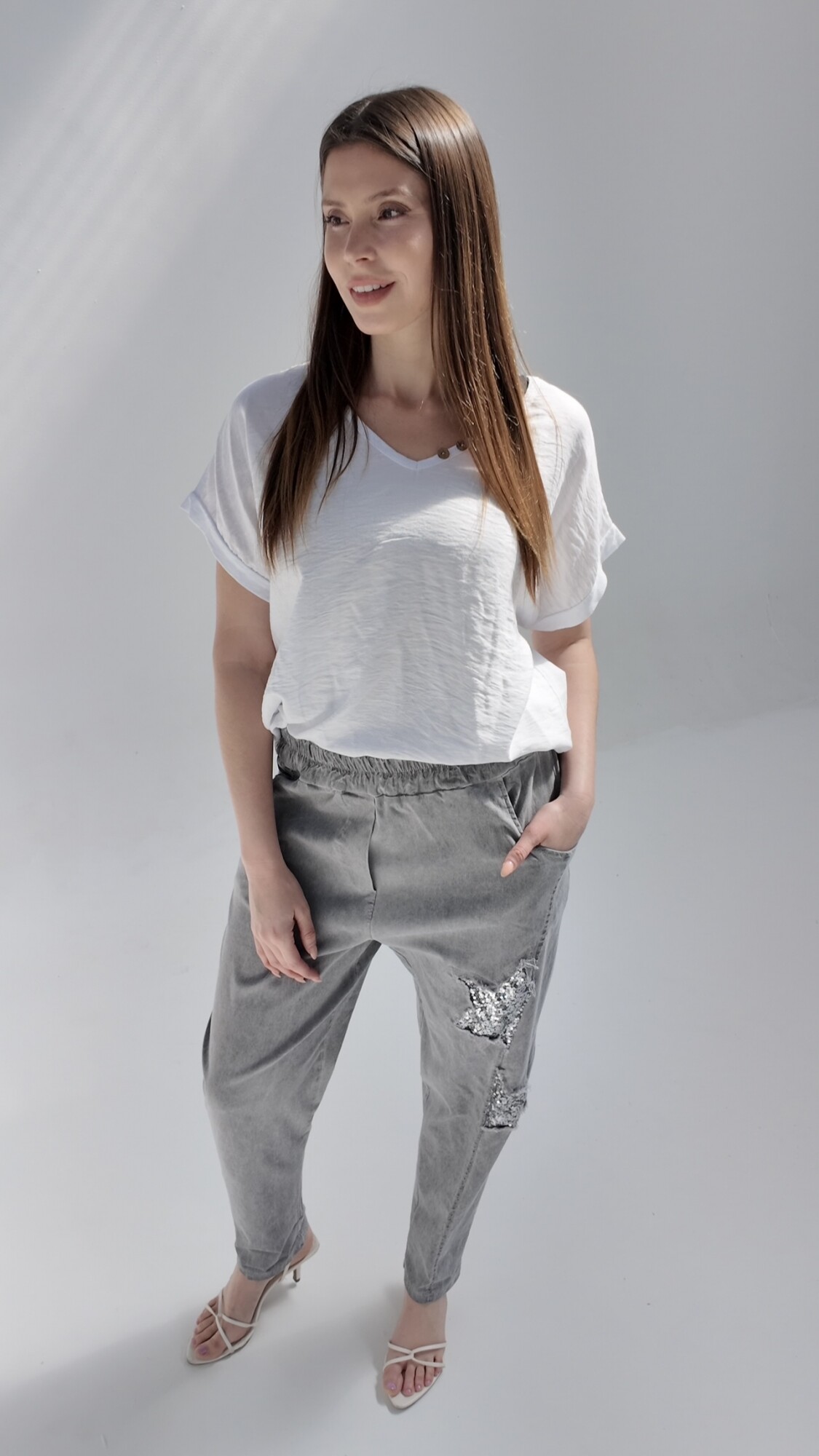 Pantalón Baggy Parma Gris