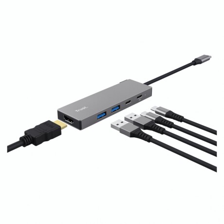 Hub Multipuerto 5 En 1 TRUST Dalyx 2USB-C / 2USB / HDMI Hub Multipuerto 5 En 1 TRUST Dalyx 2USB-C / 2USB / HDMI