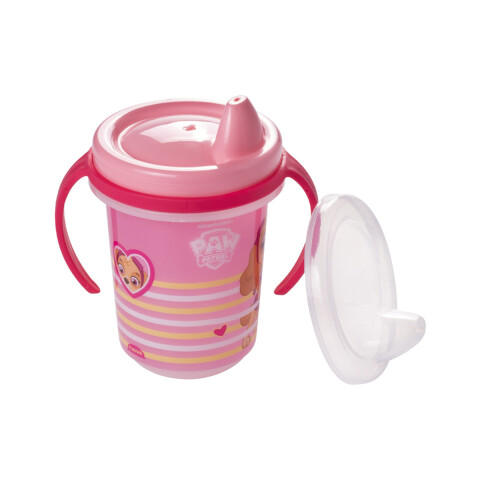 Vaso Entrenador con Tapa Paw Patrol 330 ml ROSA