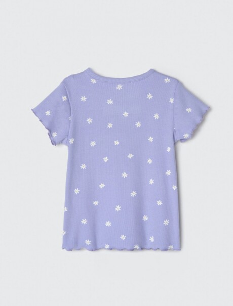 BLUSA INFANTIL ESTAMPADA VIOLETA