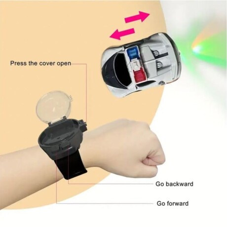 Autito Watch Police a Control Remoto en Pulsera con Carga USB 001
