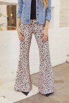 PANTALON FRANCESCA LEOPARD NUDE PANTALON FRANCESCA LEOPARD NUDE