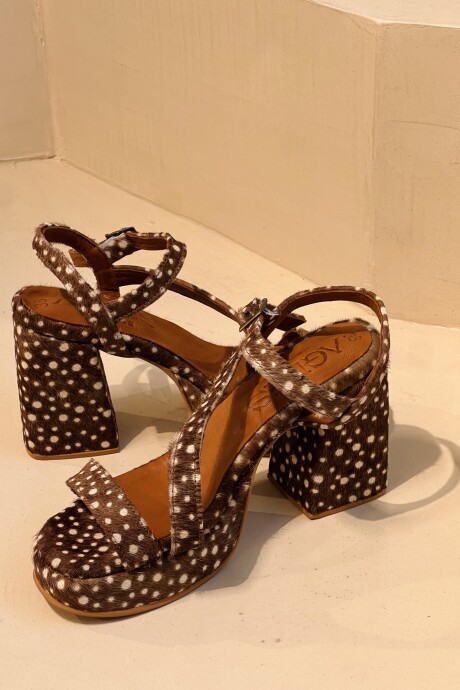 Dots Sandal Chocolate