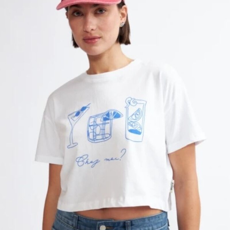 Remera North Sails Garam Blanco