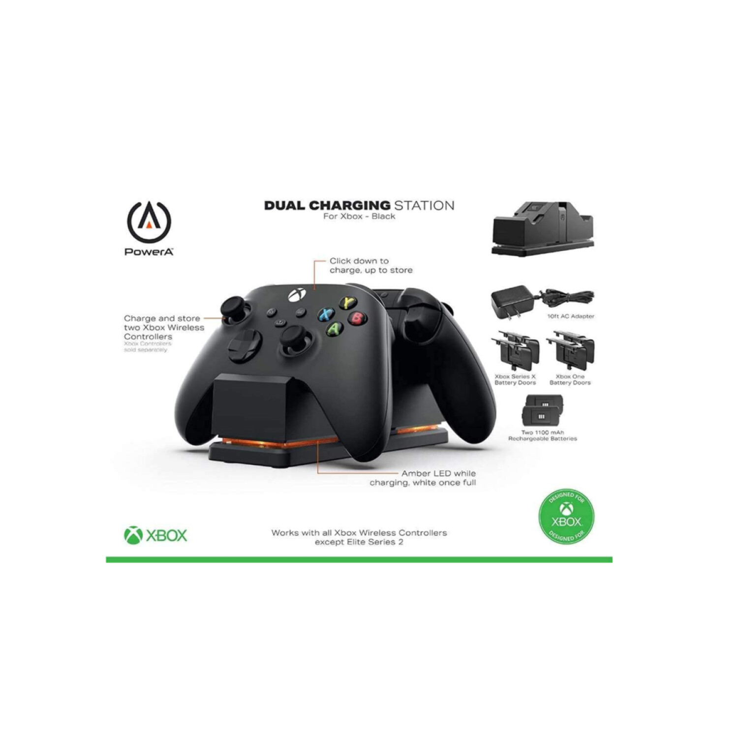 Cargador Doble Para Joystick Xbox One Xbox Serie X Y S Hasta 40 Hrs De uso  — Game Stop