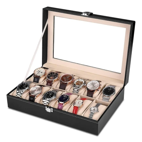Organizador De Relojes Joyas 12 Compartimientos Calidad Organizador De Relojes Joyas 12 Compartimientos Calidad