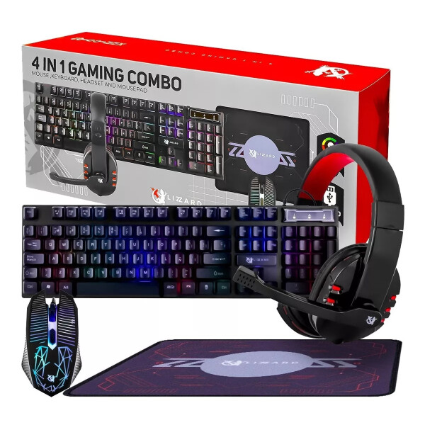 Combo Gamer Xlizzard Xzz Co 02 4 En 1 COMBO XLIZZARD XZZ CO 02 TEC/MOU/VIN ***