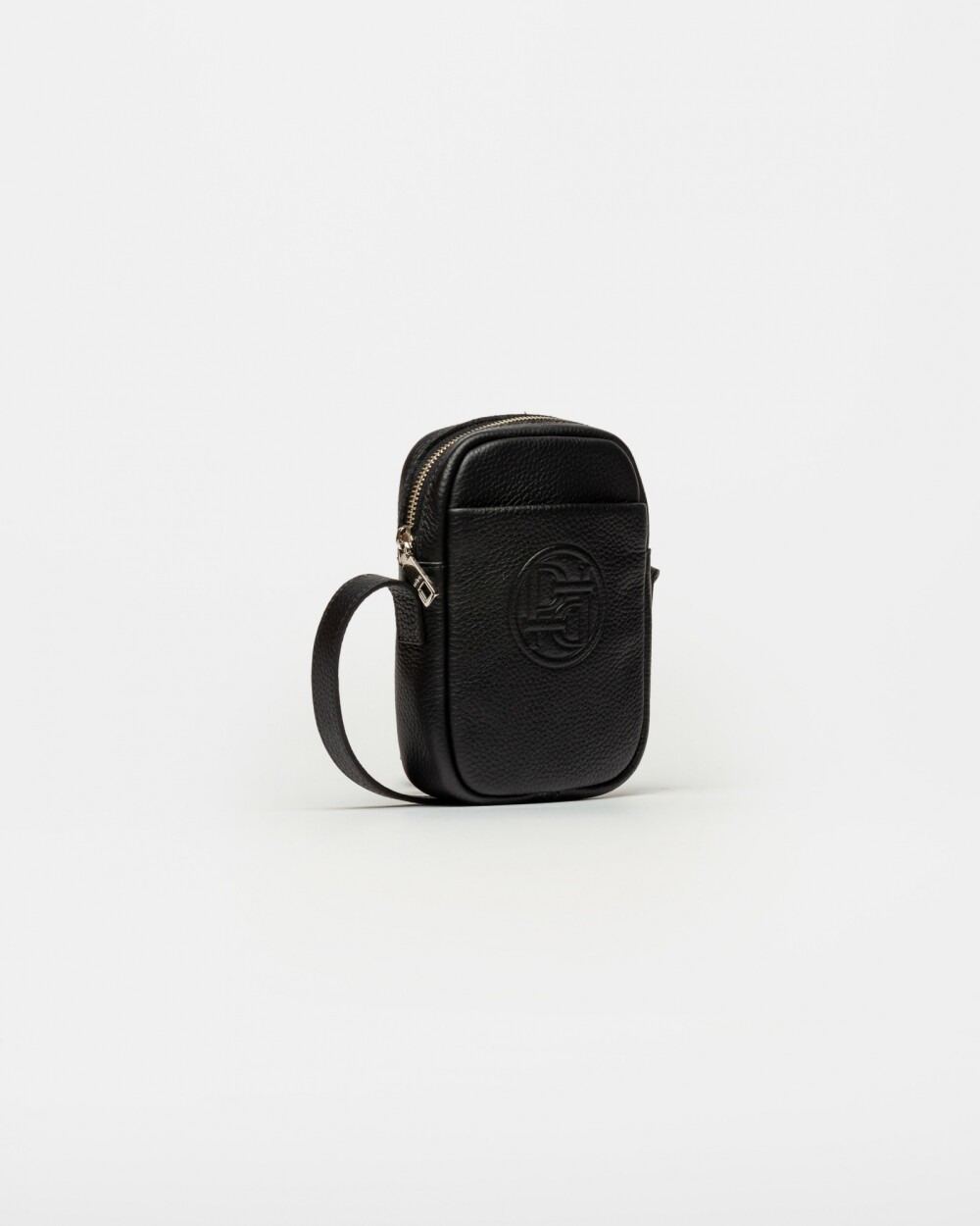 Mini Bag Haze En Cuero Graneado Negro