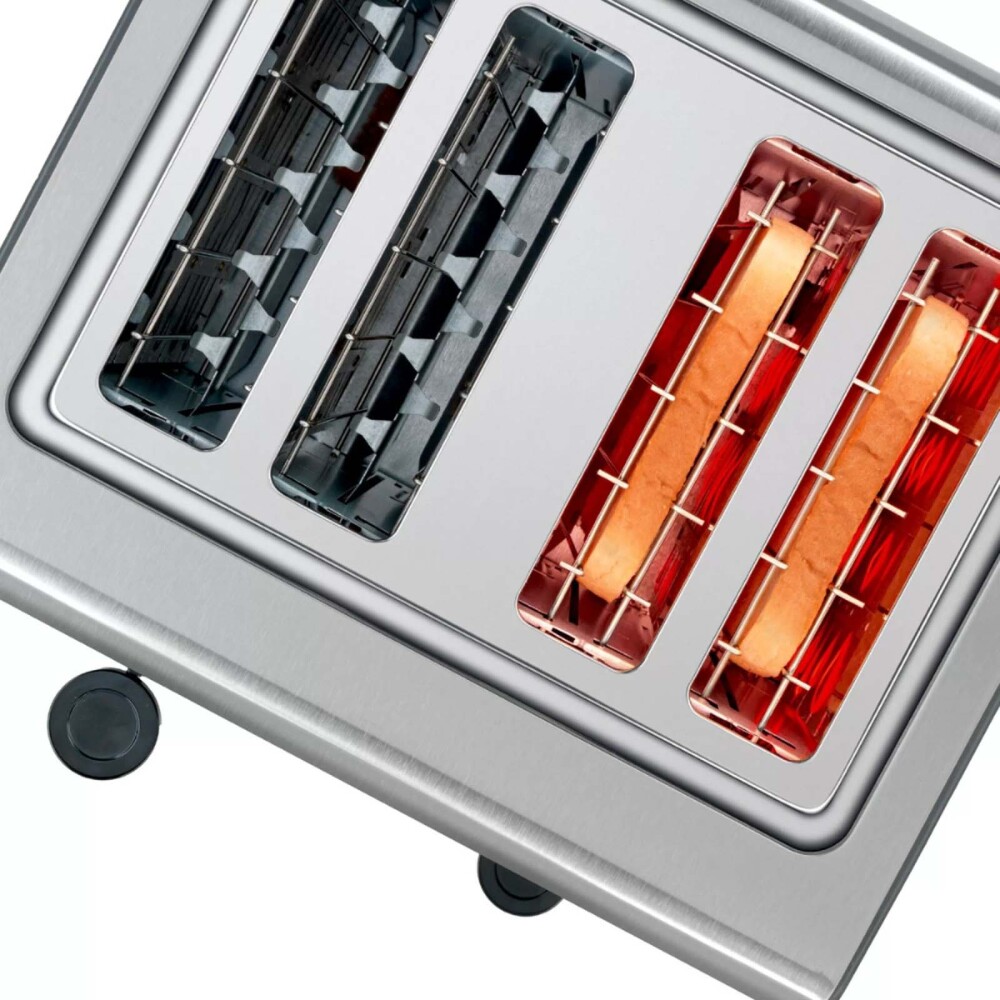 TOSTADOR BOSCH 1800W GRIS TAT7S45 DE 4 PANES INOX
