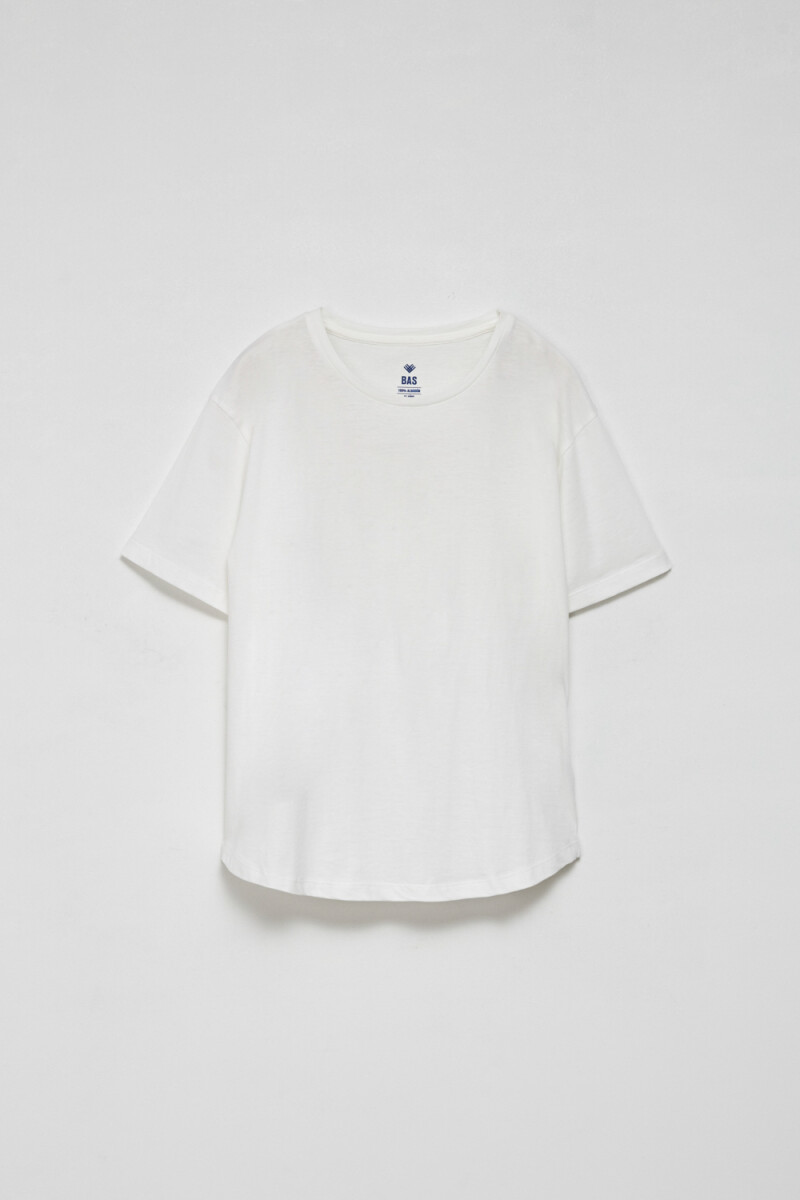 Remera manga corta Blanco