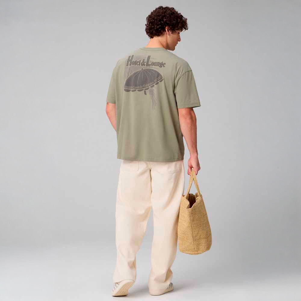 Polo The Effortless Oversized Tee Hombre Umbrella Sea Grass