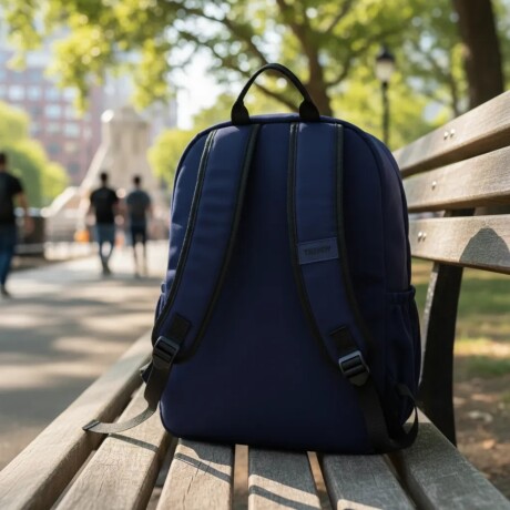 Mochila Trendy Urbana Juvenil Liviana Azul