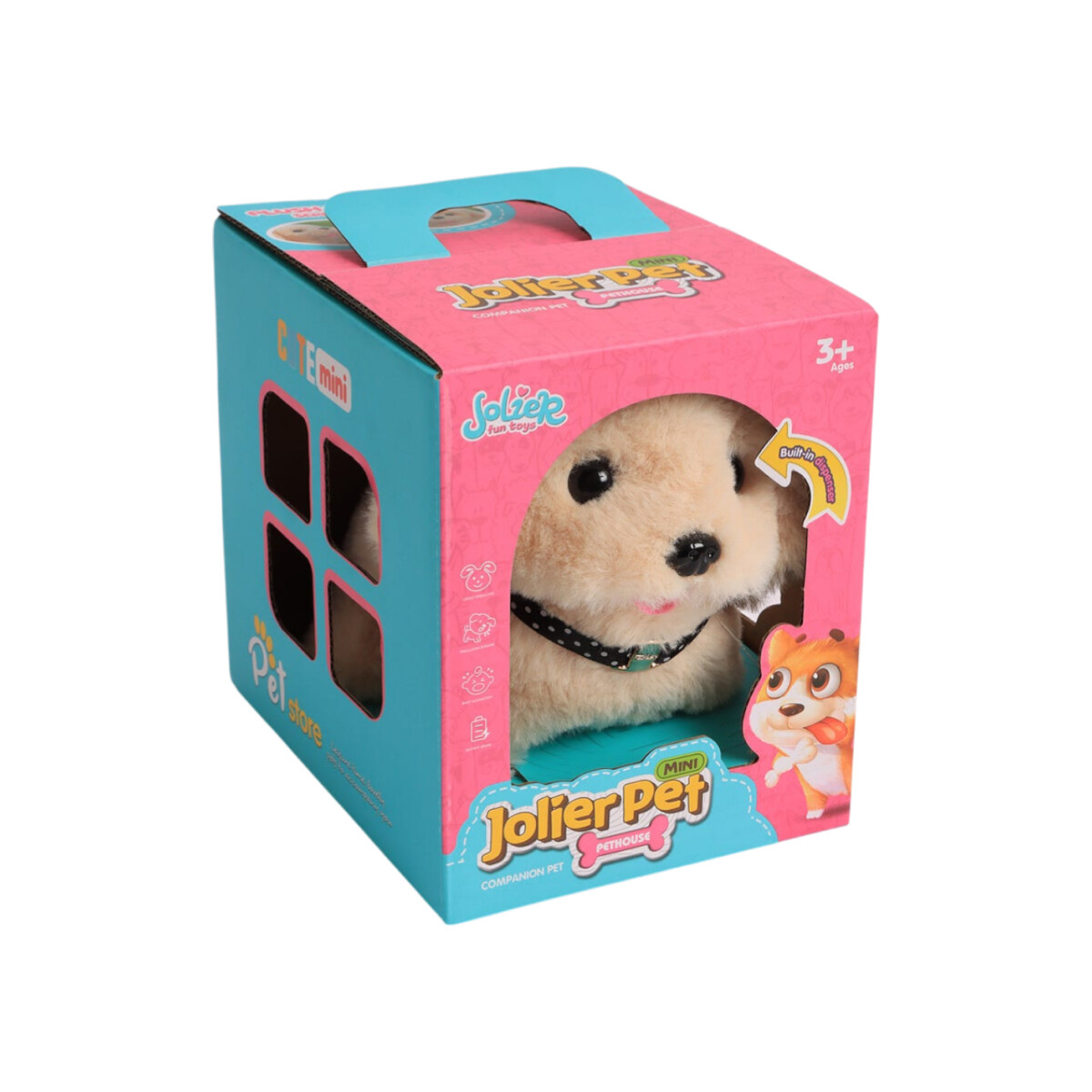 Peluche animal perrito - Marrón 