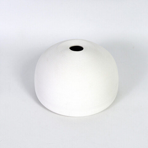 BASE CERAMICA BLANCA 18X18X12CM Unica