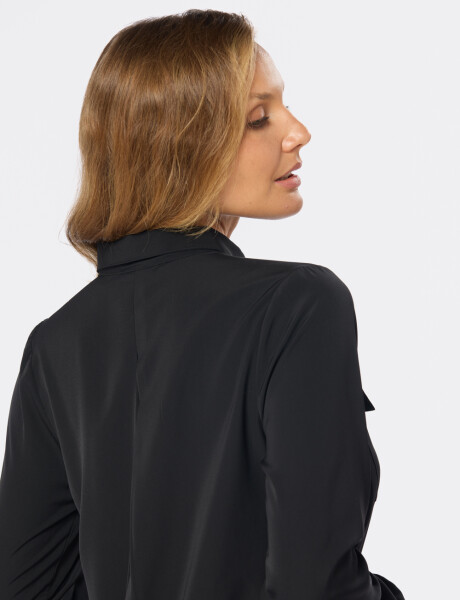 BLUSA MANGA LARGA Negro