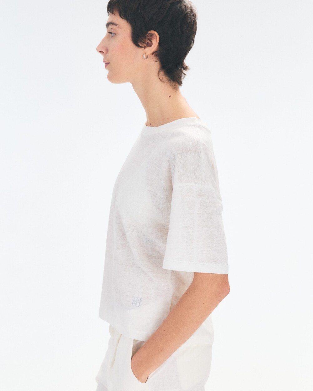 Remera New Lino Crudo