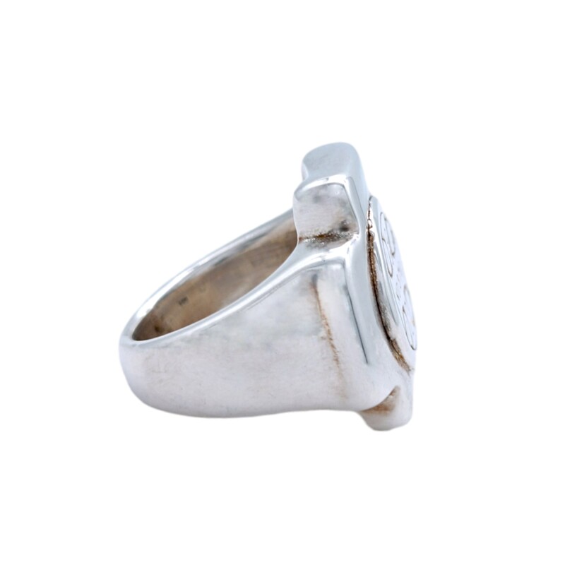 Anillo San Benito-Plata 925 Inflada-Sin Piedra-AN3018 sinpiedra