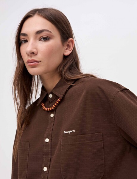 Sobrecamisa Dionne Chocolate