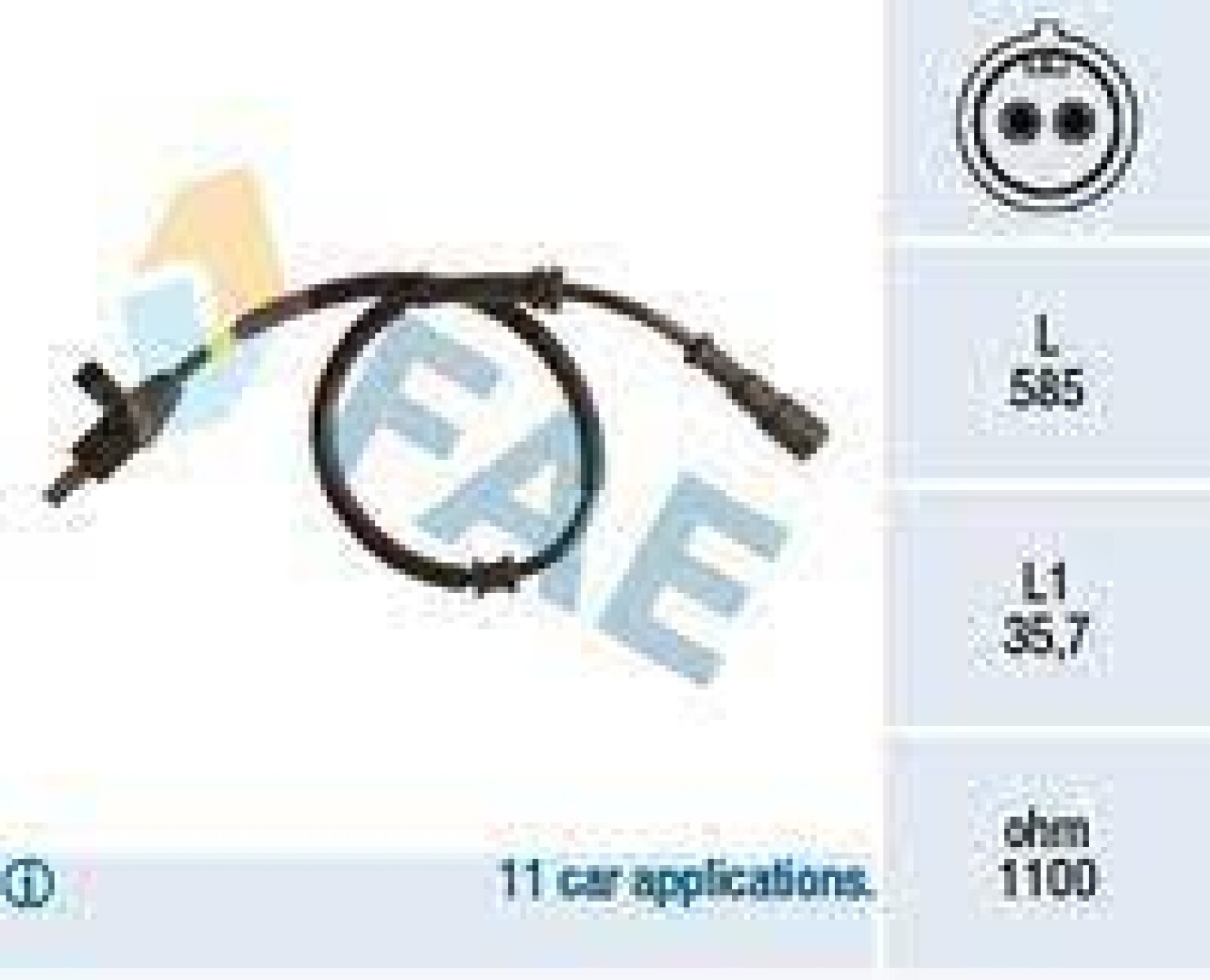 CAPTOR RENAULT SENSOR ABS TRAS. DER. SCENIC FAE 