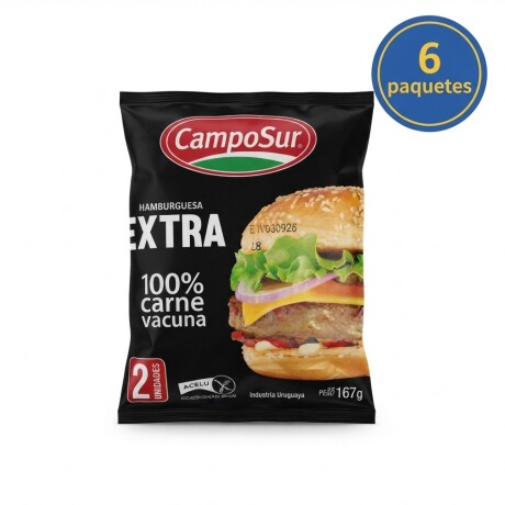 Hamb. Extra Camposur X 12 Unid. Hamb. Extra Camposur X 12 Unid.