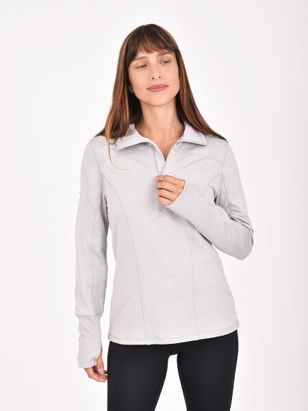 BUZO NINA GRIS CLARO