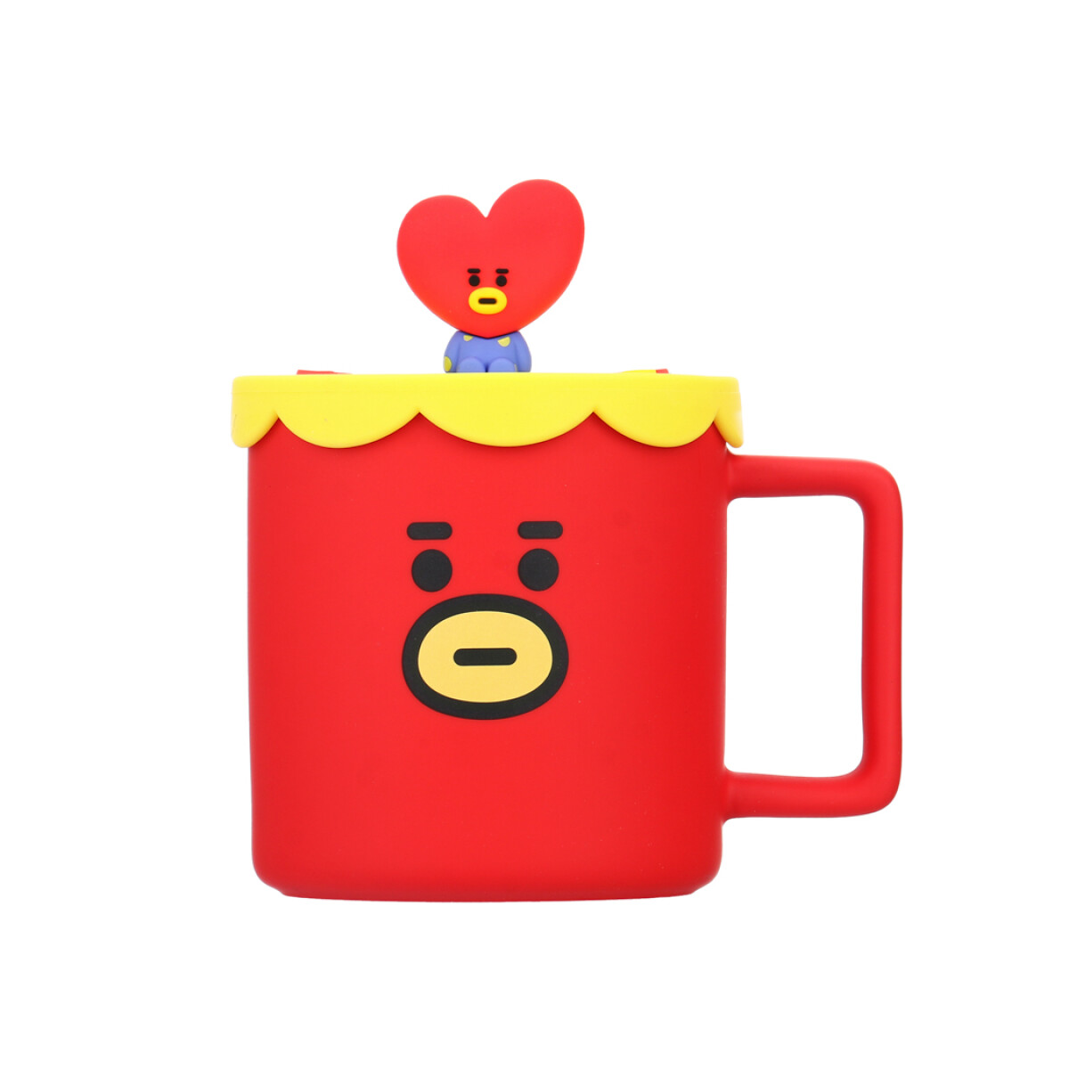 Taza BT21 con tapa 425ml - tata 